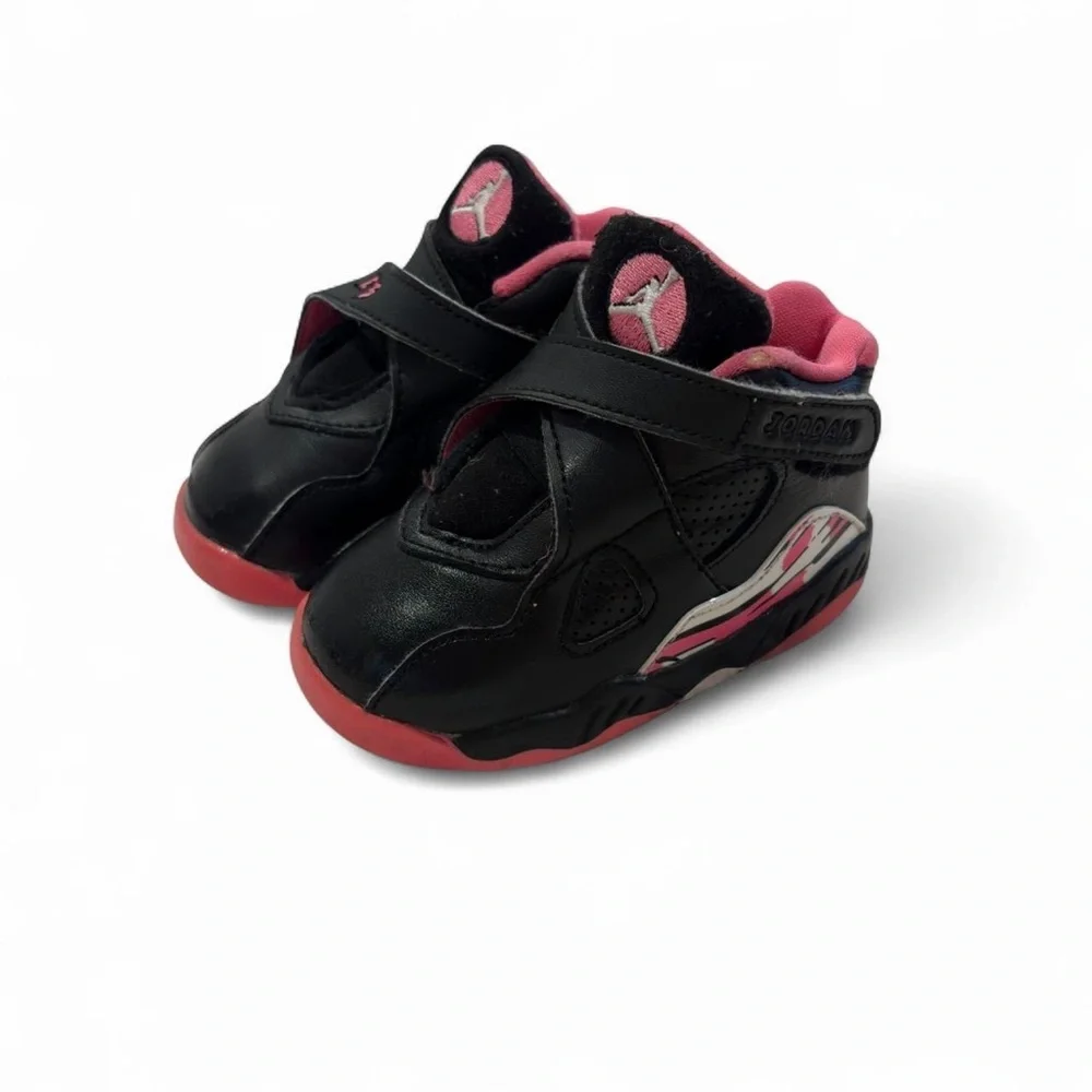 Toddler Girls Air Jordan 8 Retro TD 'Pinksicle' 6c